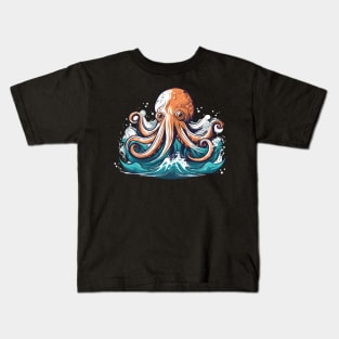 the monsters of sea Kids T-Shirt